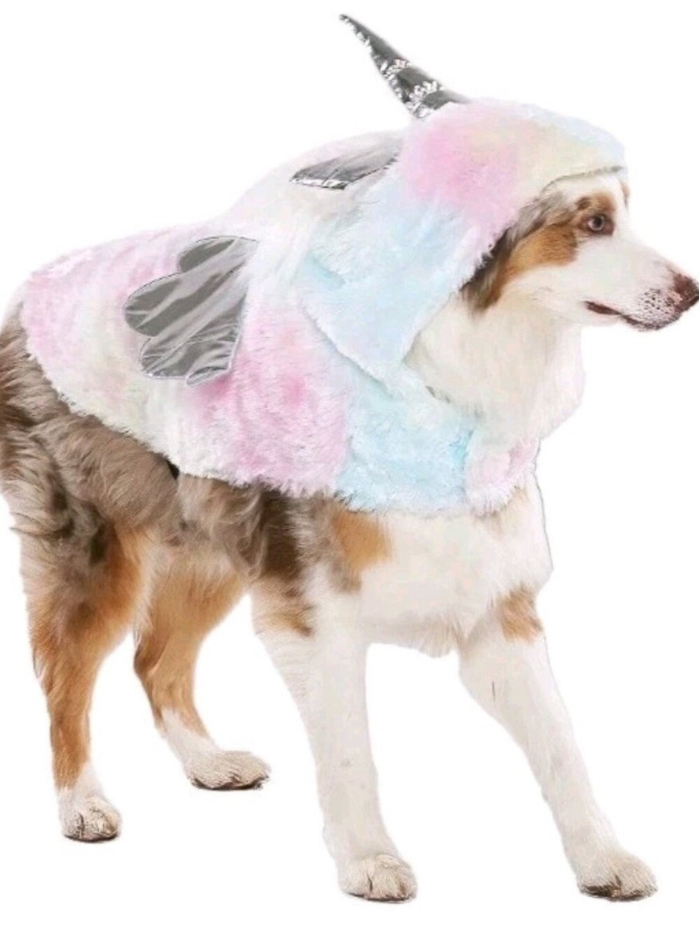 Vibrant Life Rainbow Unicorn Halloween Dog Costume - Medium
